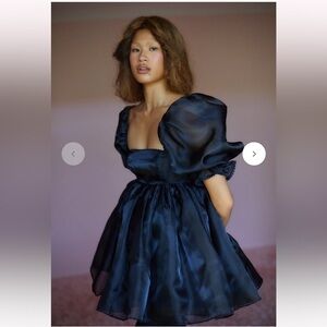 Selkie black puff dress Small, brand new
